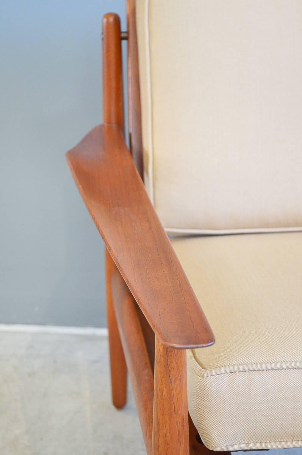 Scandinavian Modern Arne Vodder for Glostrup Teak Lounge Chair