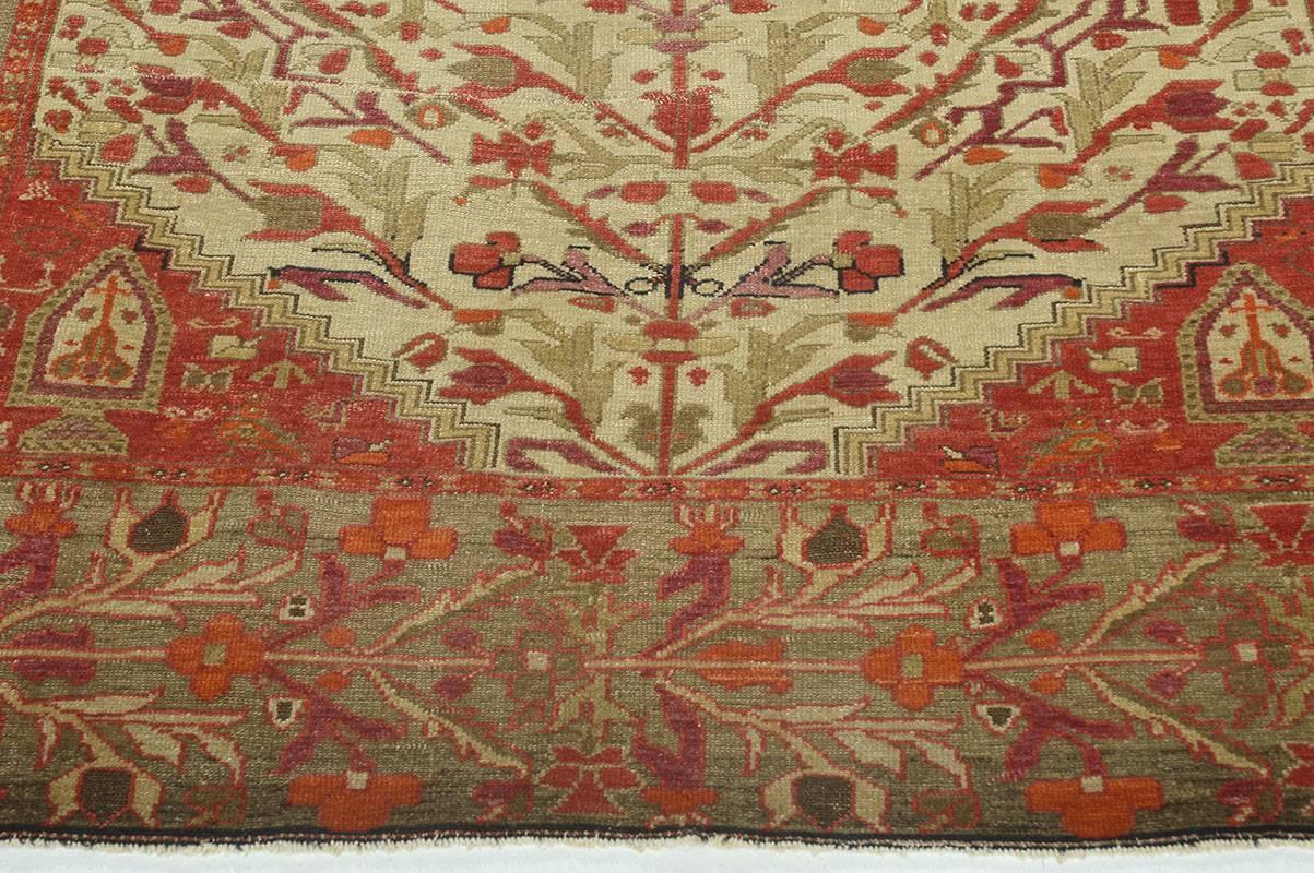 Wool Antique Persian Mishan Malayer Rug For Sale