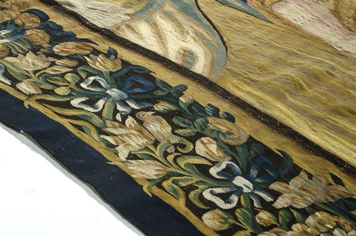 17th Century Brussel Tapestry In Good Condition For Sale In Los Angeles, CA