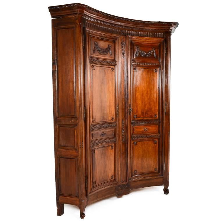 Rare French Corner Armoire Circa 1840 at 1stDibs corner armoires