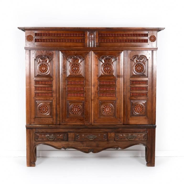 Antique Cabinet from Brittany France C. 1890