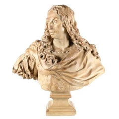Late 19th Century Bust of Louis II Bourbon