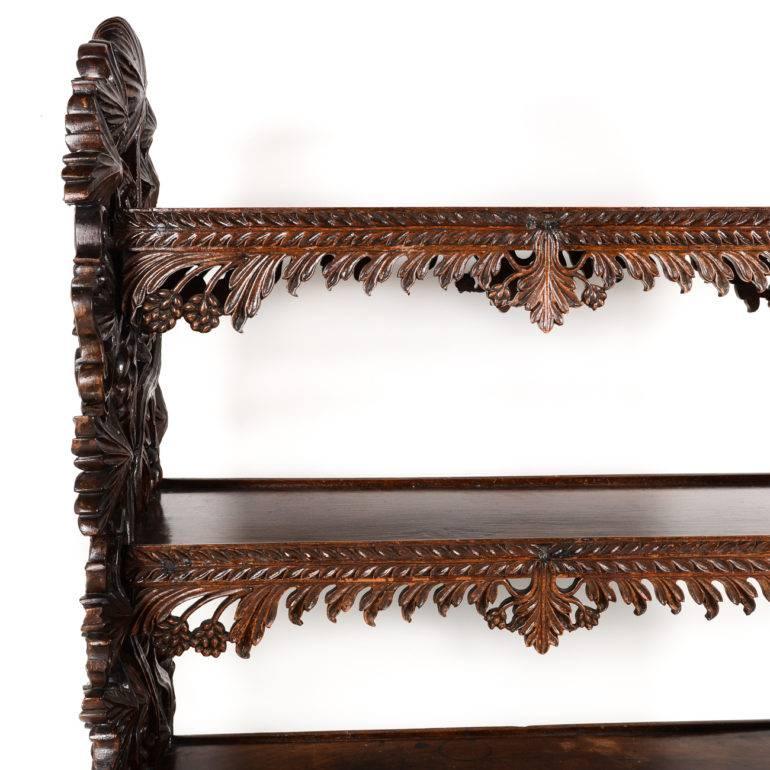 19th Century Anglo-Indian Rosewood Etagere 1