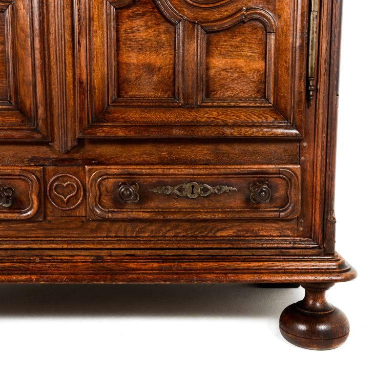 19th Century French Walnut Armoire, circa 1800