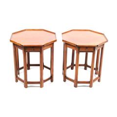 French Cherry Octagonal Side Table