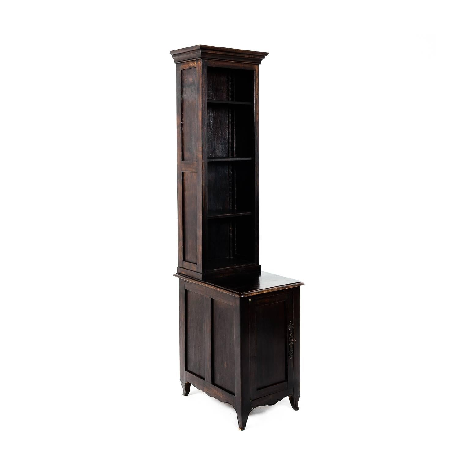 dark oak bookcases