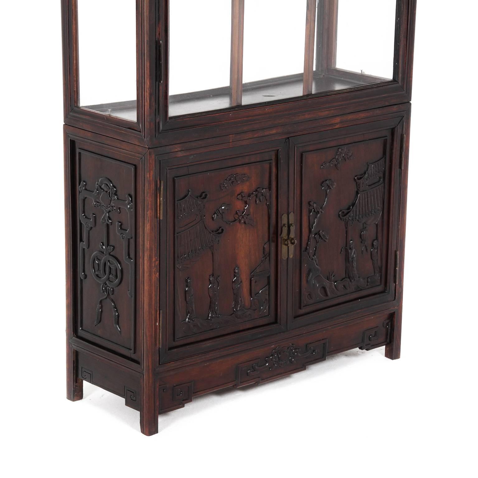 Antique Asian Cabinet, Late 19th Century, circa 1900 In Good Condition In Vancouver, British Columbia