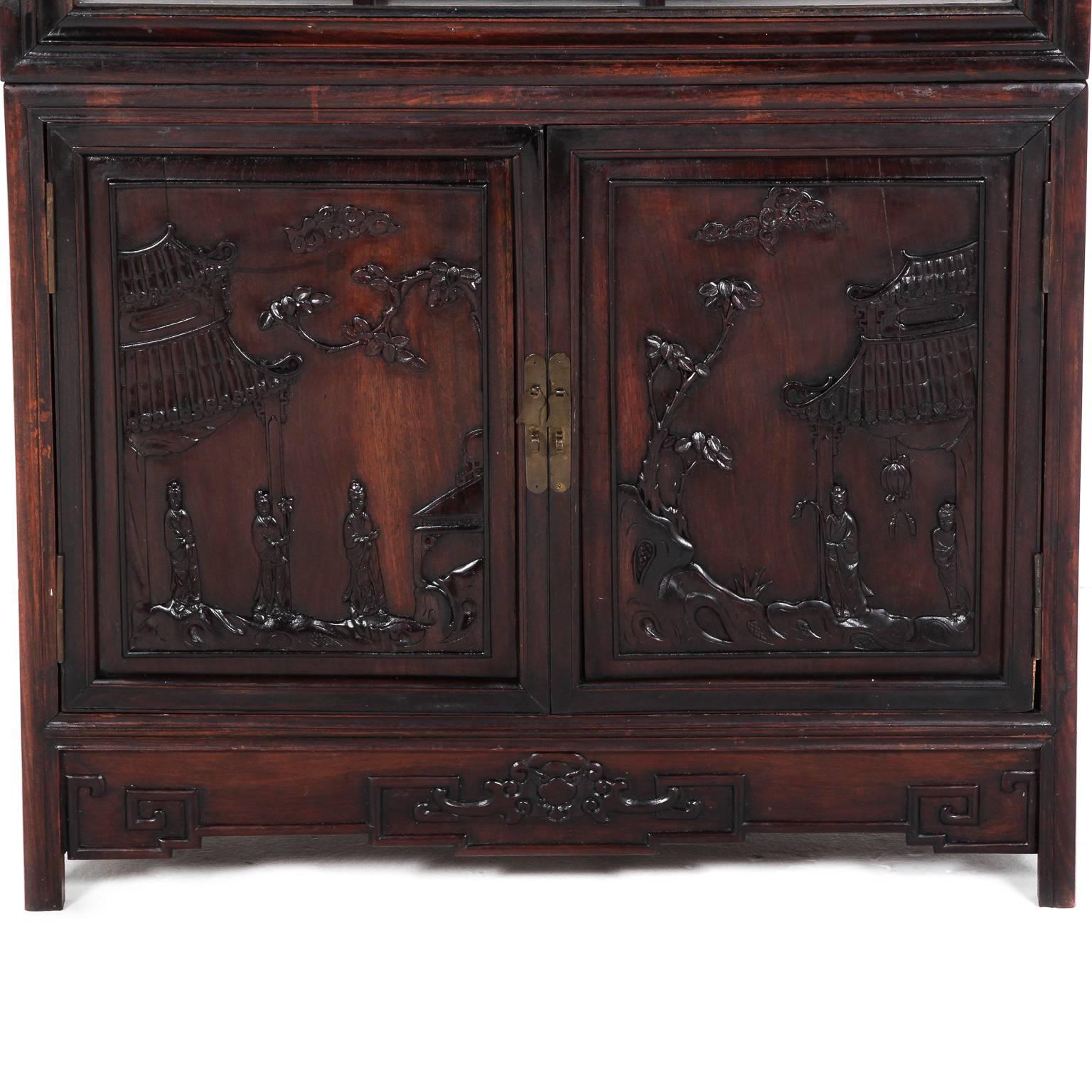 Antique Asian Cabinet, Late 19th Century, circa 1900 1