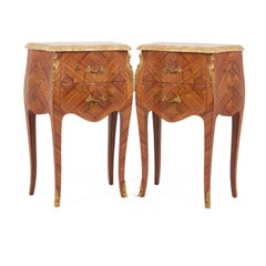 Pair of Matched Louis XV Nightstands 