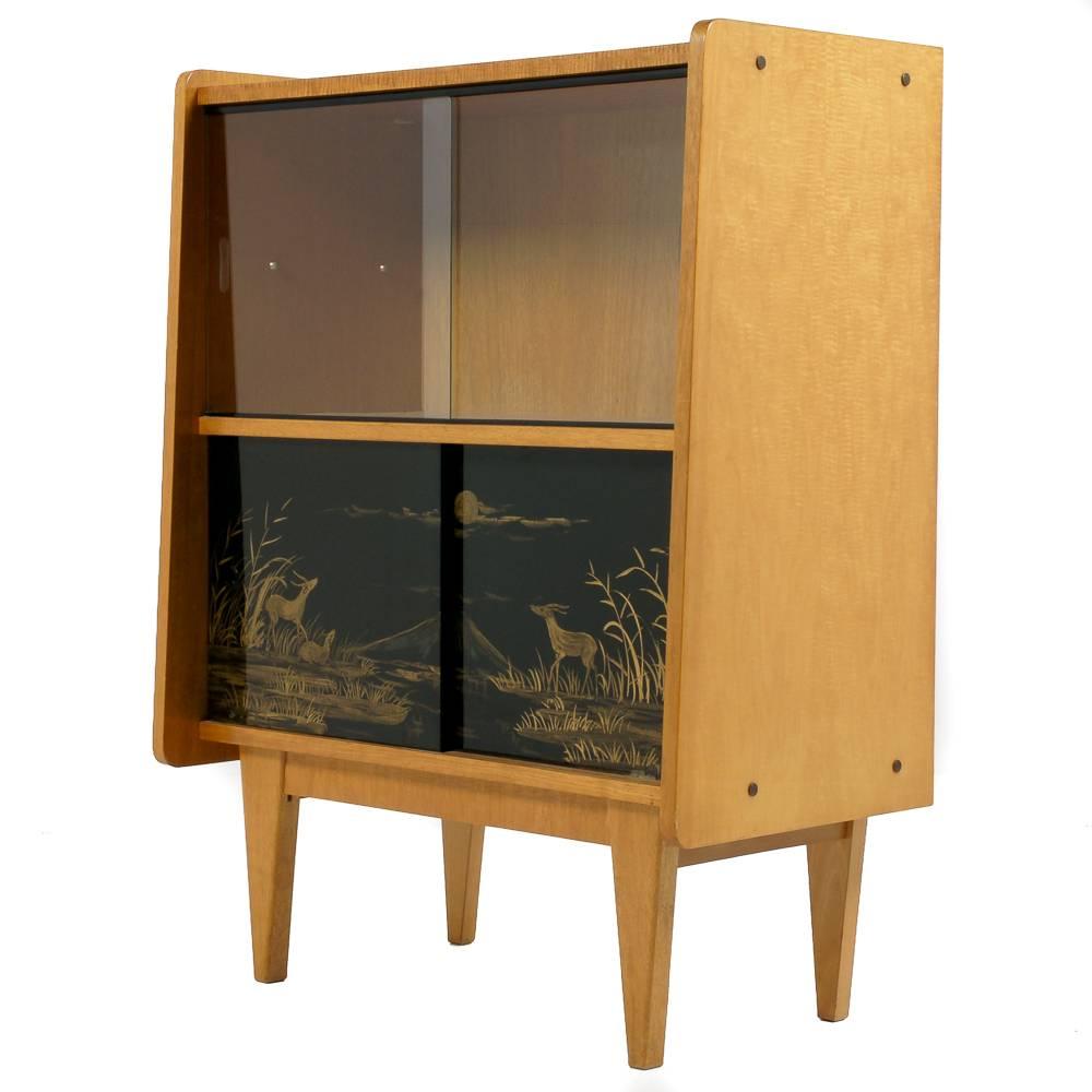 French Mid-Century Modern Liquor Cabinet, circa 1950