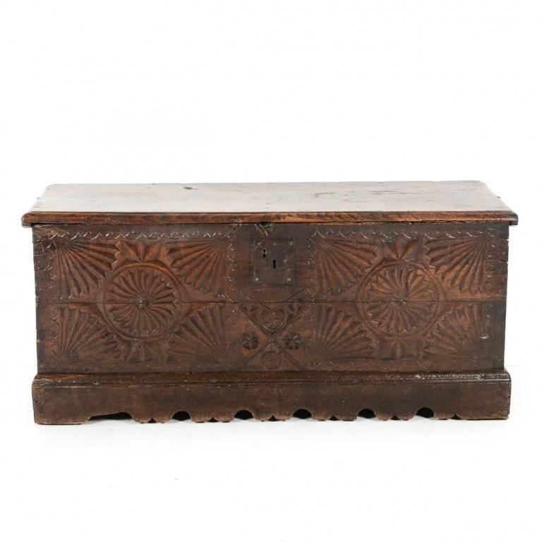 French Coffre or Blanket Box, circa 1680 at 1stdibs