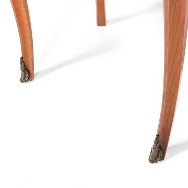 Pair of Vintage French Kidney-Shape Nightstands, circa 1950 1