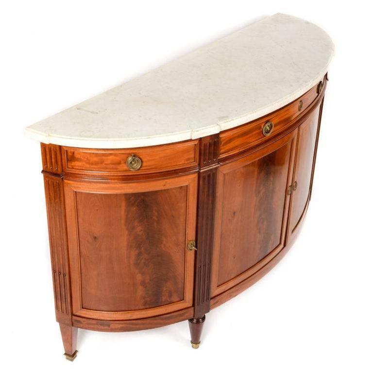19th Century Mahogany Louis XVI Style Sideboard by Maison Krieger ... 19th Century Mahogany Louis XVI Style Sideboard by Maison Krieger ...