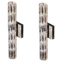 Paar Swarovski Wandleuchter in "Verve"-Kristall