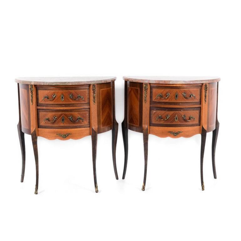 Rare Matching Set of French Commodes 1