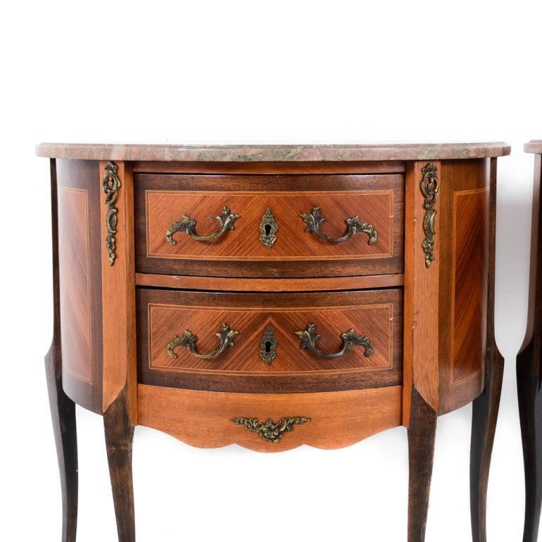Rare Matching Set of French Commodes 2