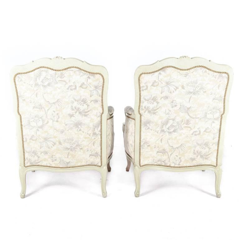 20th Century French Louis XV Style Bergere Chairs