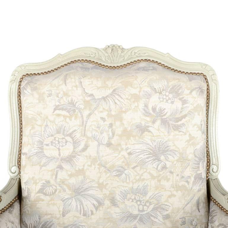 French Louis XV Style Bergere Chairs 1