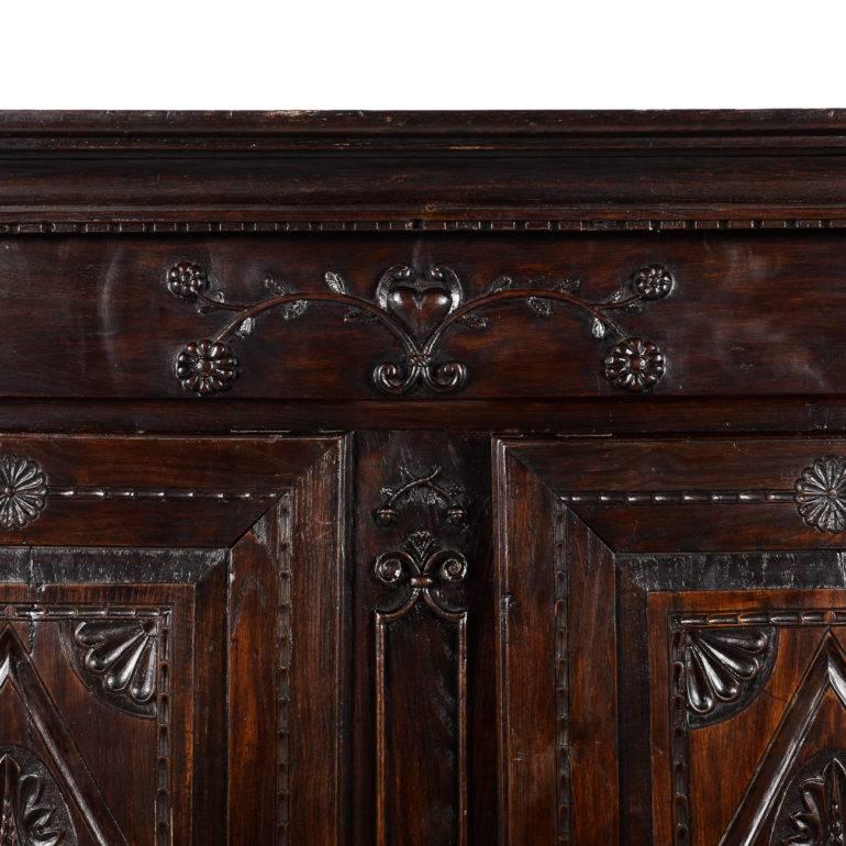 19th Century Antique French Two-Door Armoire, circa 1850-1870