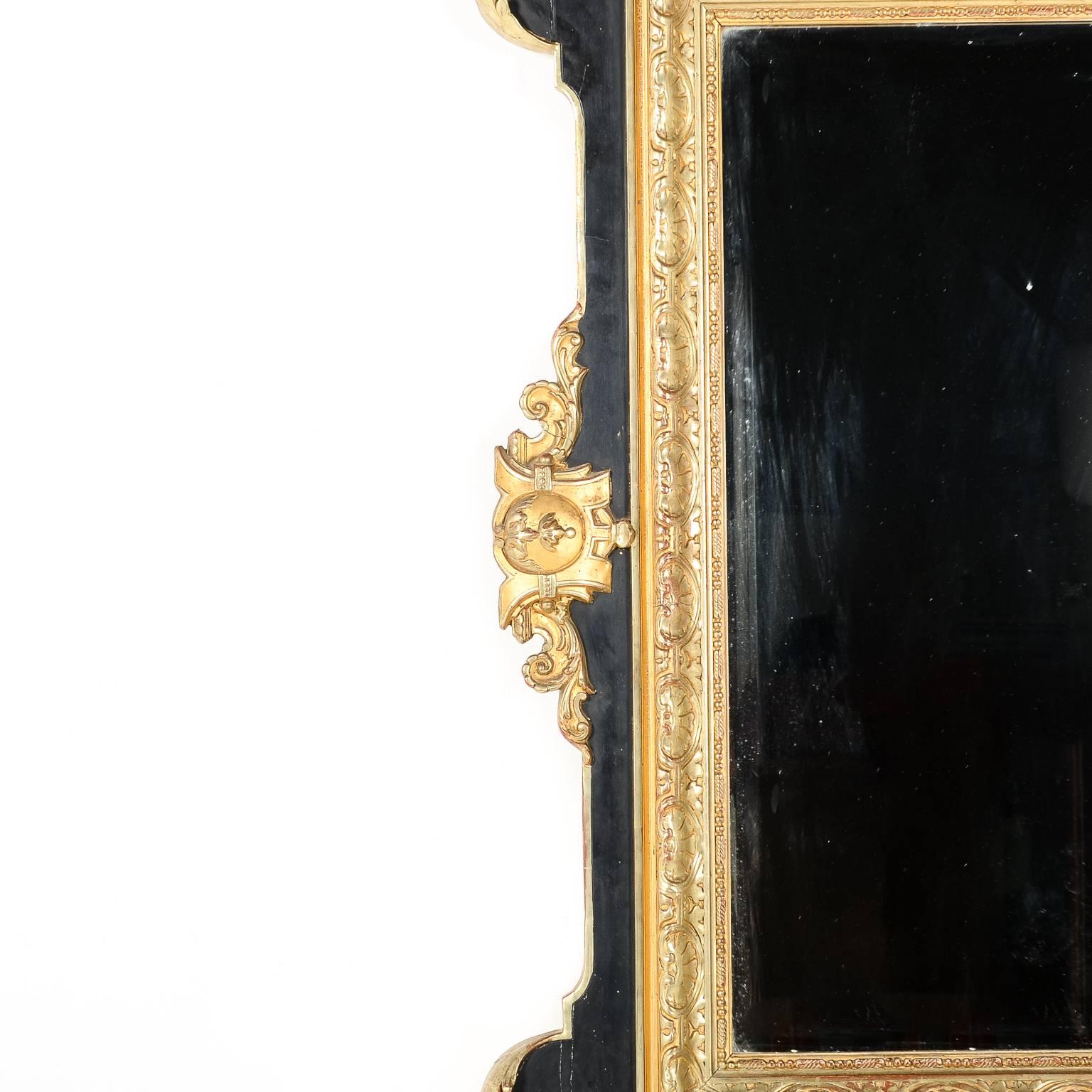 Impressive 19th Century Napoleon III Mirror Circa 1860 1