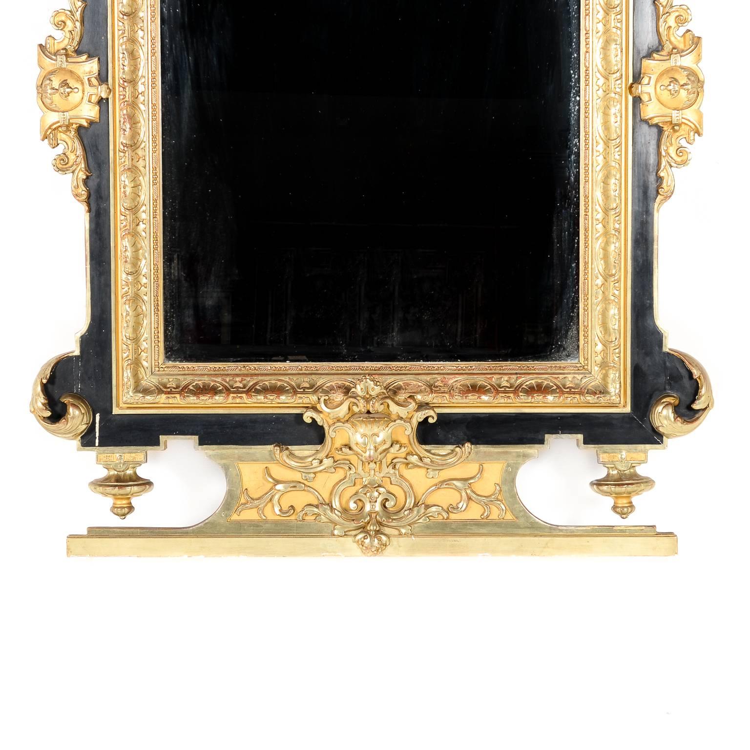 Late 19th Century Impressive 19th Century Napoleon III Mirror Circa 1860