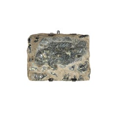 20th Century Bas Relief of Fish in Blue-Green Stone