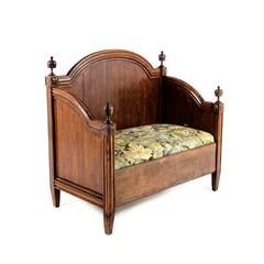 Antique French Hall Bench, Circa 1890