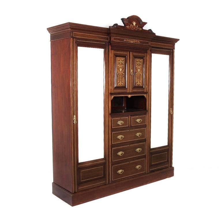 20th Century Edwardian Combination Armoire, circa 1910