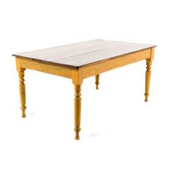 Antique Canadiana Solid Plank Table