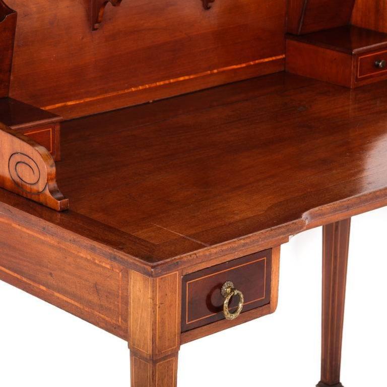 Antique French Gany Sheraton Style Writing Desk Circa 1910 For Inlay Antique French Gany Sheraton Style Writing Desk Circa 1910 For