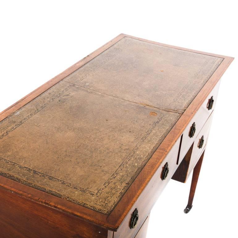 leather inlay desk
