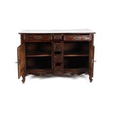 Antique Hand-Carved French Country Buffet, 19th Century