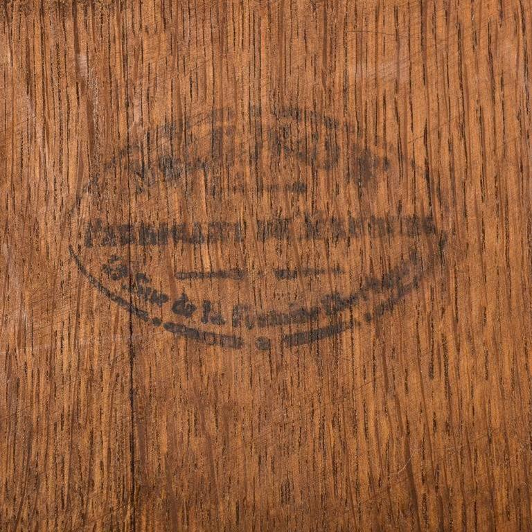 Antique French HandCarved "Marriage" Armoire in Oak and Brass, 19th