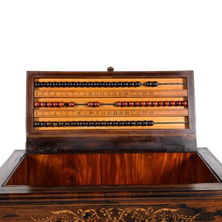 Antique 19th Century Rosewood Console Table or Billiards Counter at 1stDibs