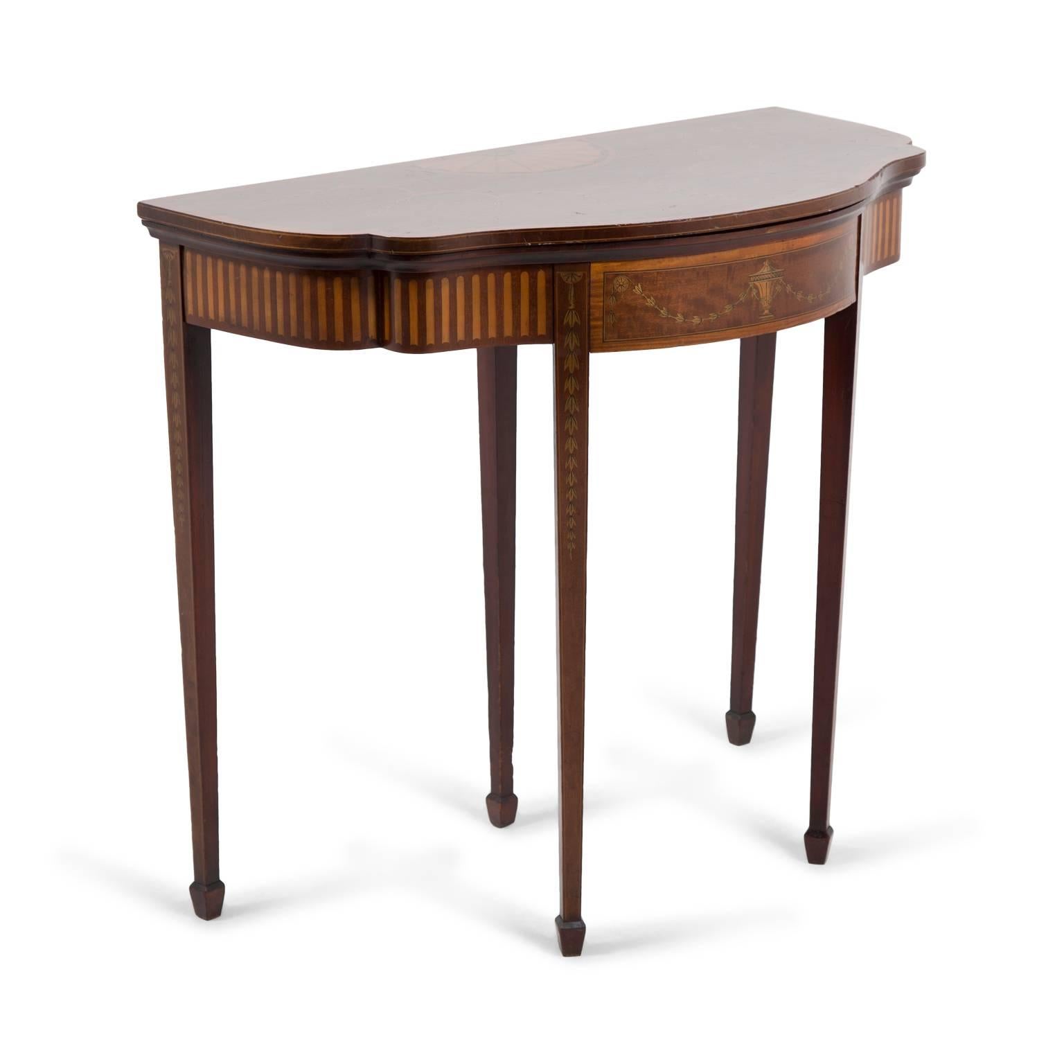 Satinwood Fine Quality French Games Table, circa 1910