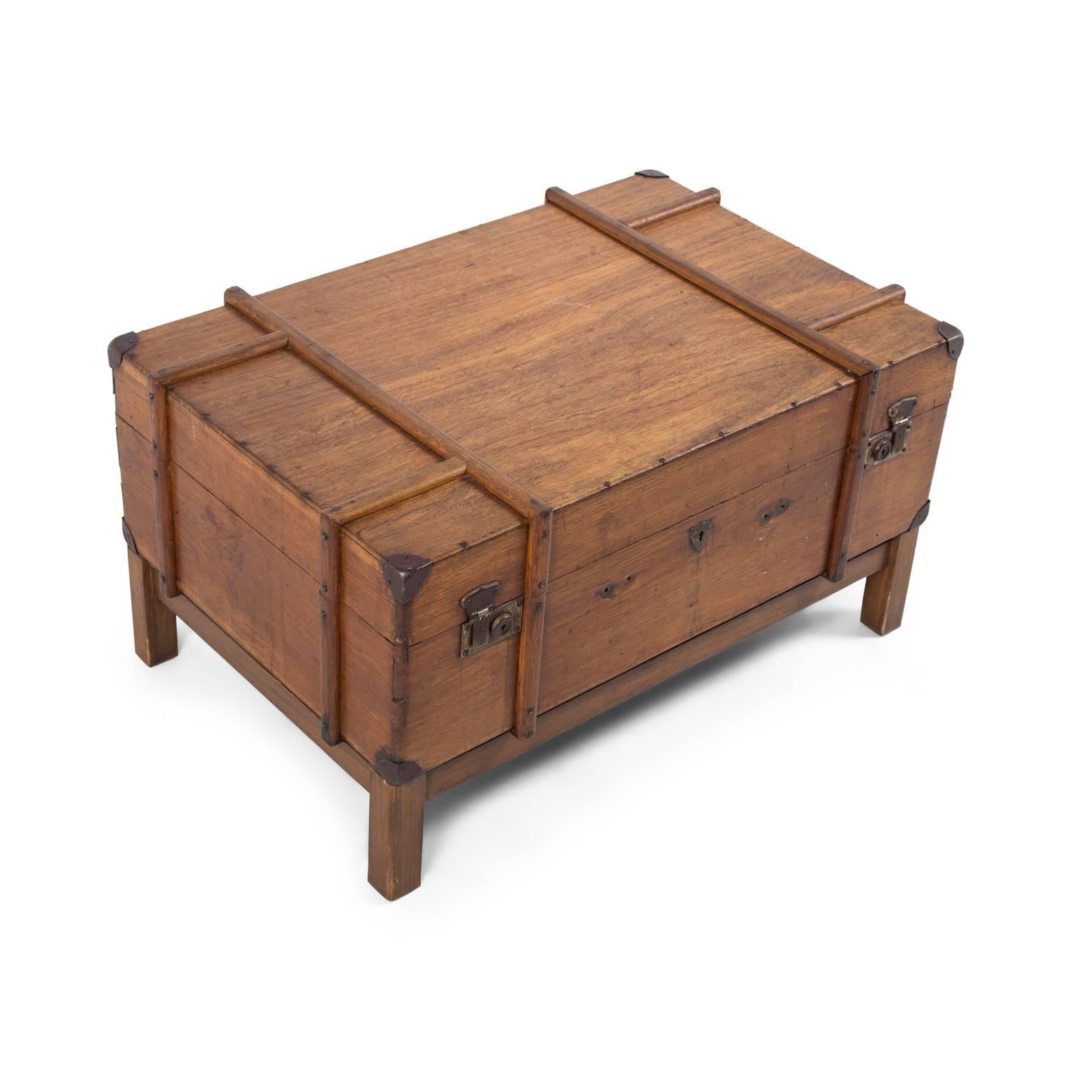 Trunk Coffee Table from France In Excellent Condition In Vancouver, British Columbia