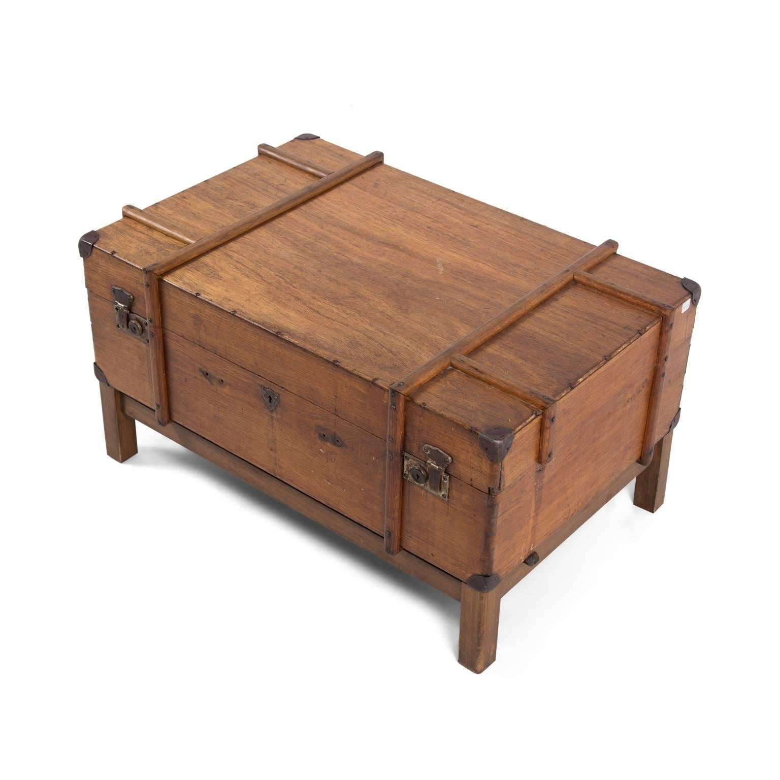 20th Century Trunk Coffee Table from France