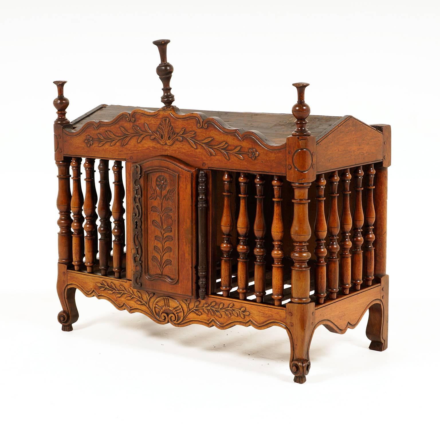 Carved Antique French ‘Panetiere’, circa 1850