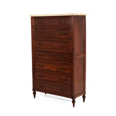 French Mahogany Semainier