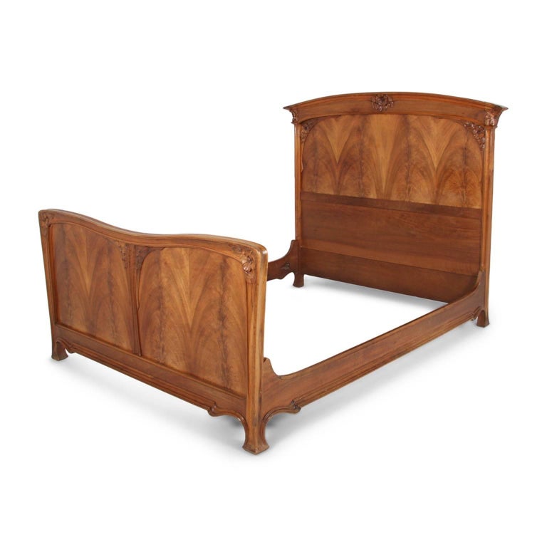 French Art Nouveau Bed at 1stDibs