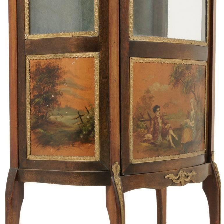 French Louis XV-Style Display Cabinet  1