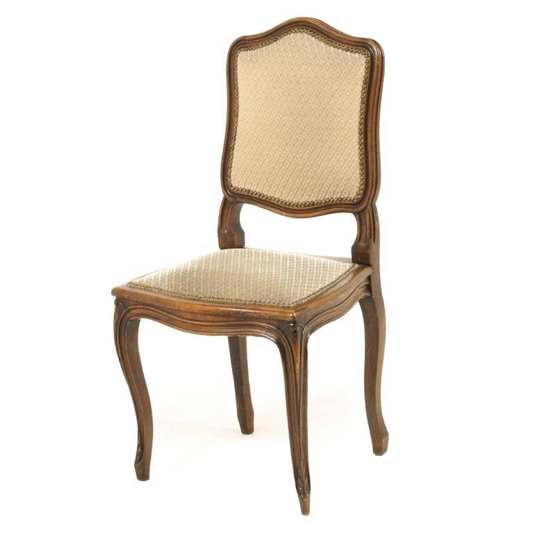 French Set of Six Louis XV-Style Dining Chairs
