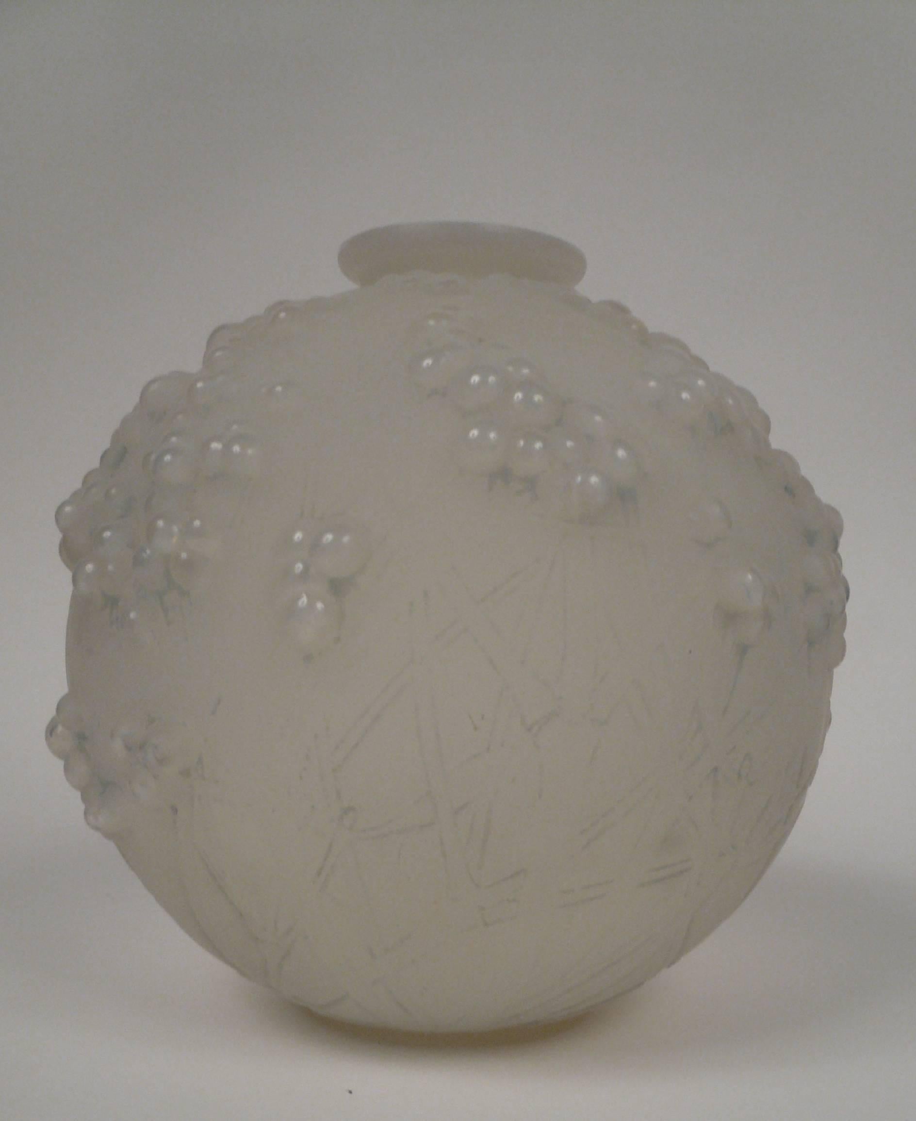 20th Century Rene Lalique Druides Vase