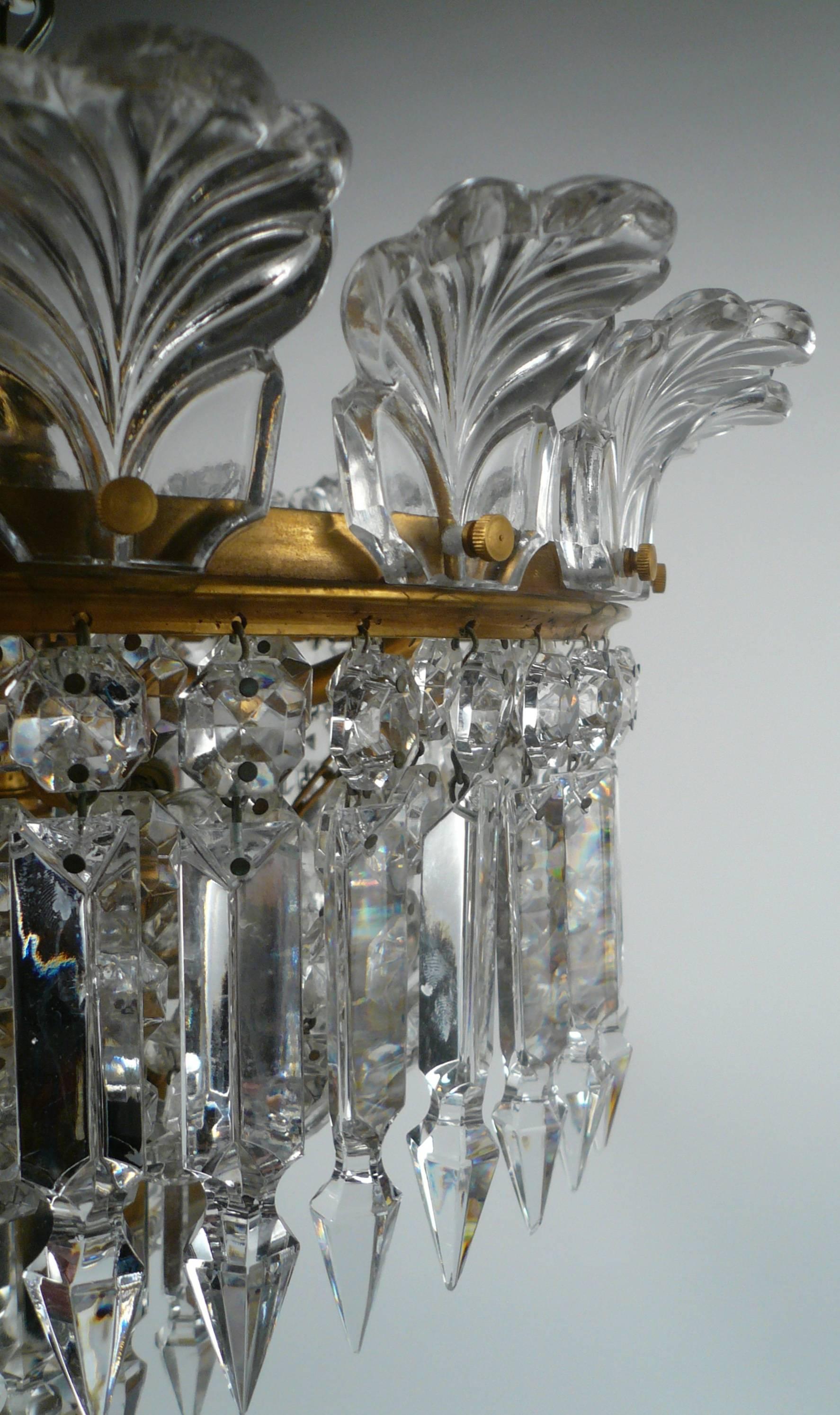 baccarat crinoline chandelier