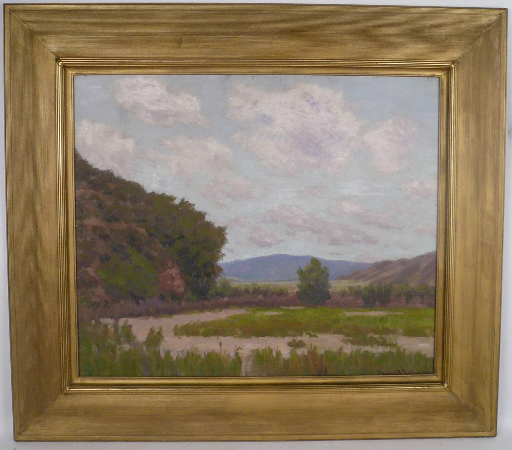 Beaux Arts California Landscape by American Impressionist Painter Edward B. Butler
