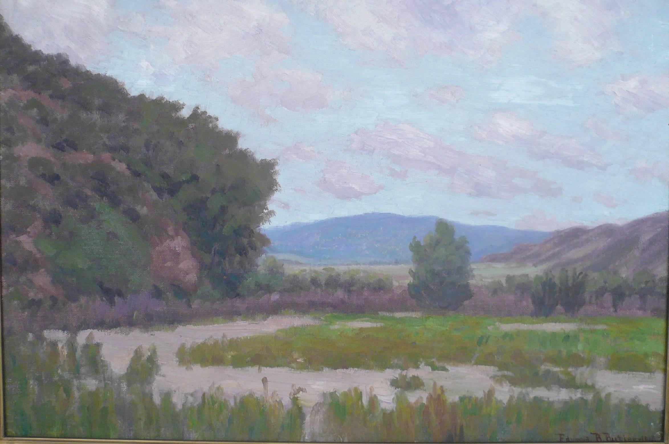 20th Century California Landscape by American Impressionist Painter Edward B. Butler