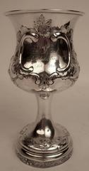 Mid-19th Century Philadelphia Coin Silver Presentation Goblet