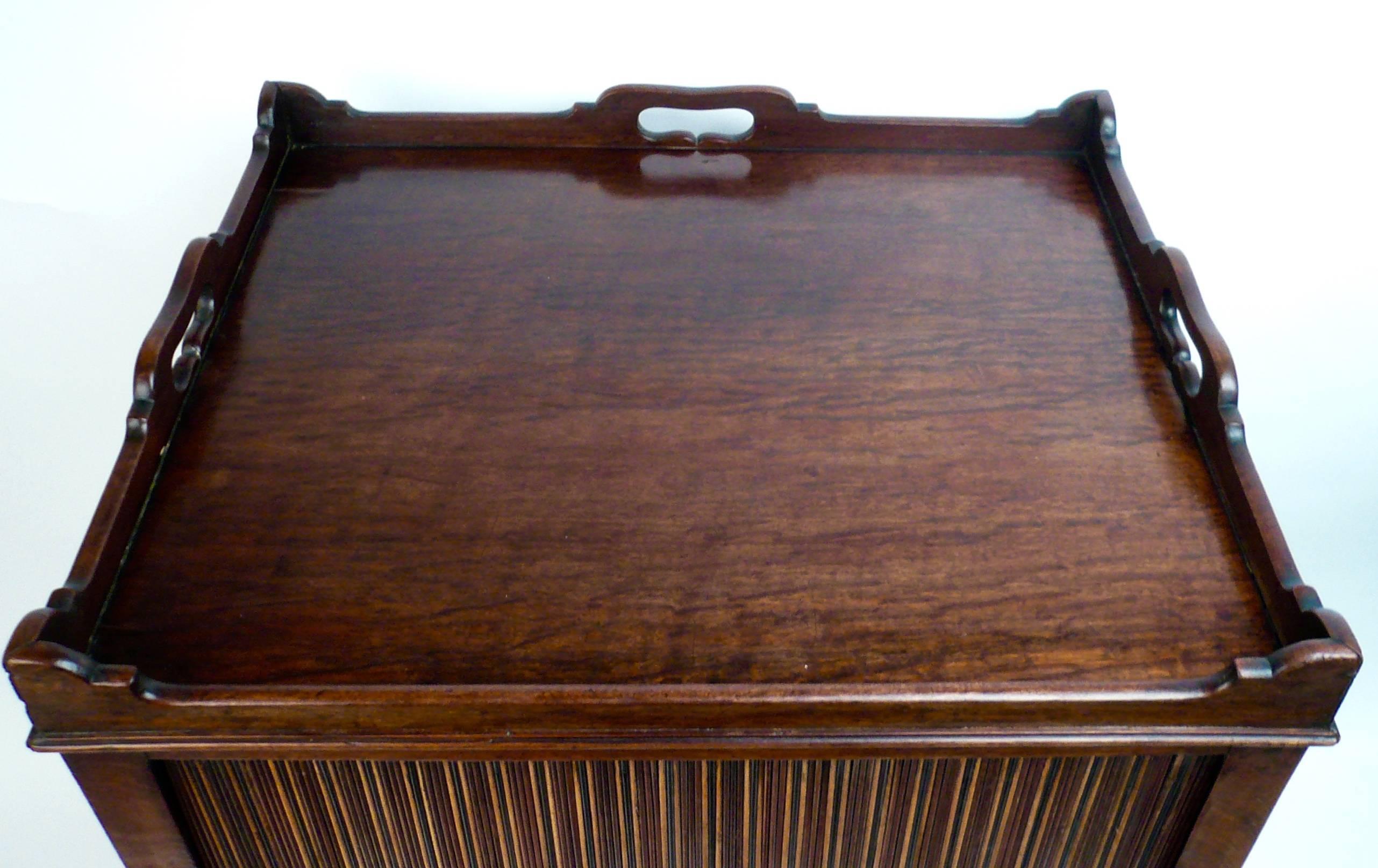 George III Mahogany Bedside Commode For Sale 1