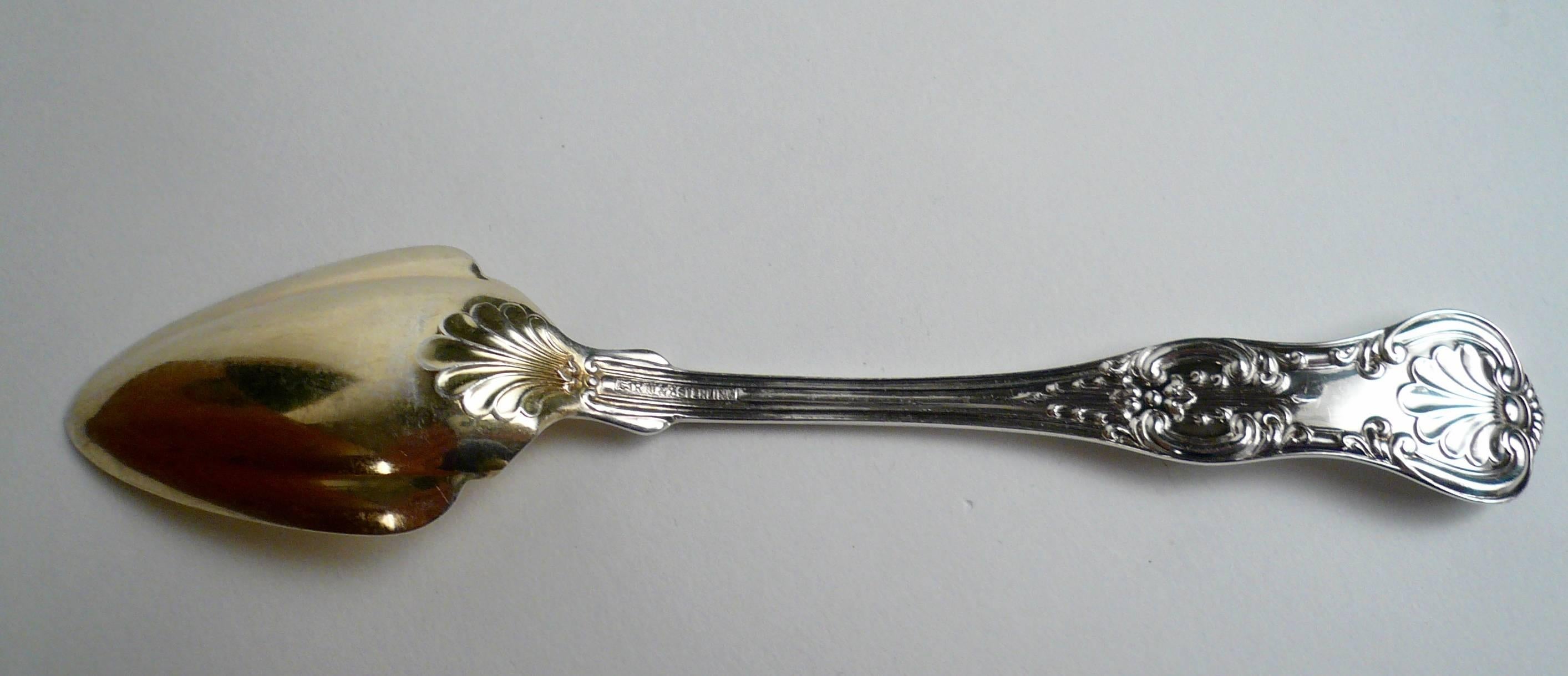 Kings Pattern Sterling Flatware by Wallace in Its Original Fitted Case 1