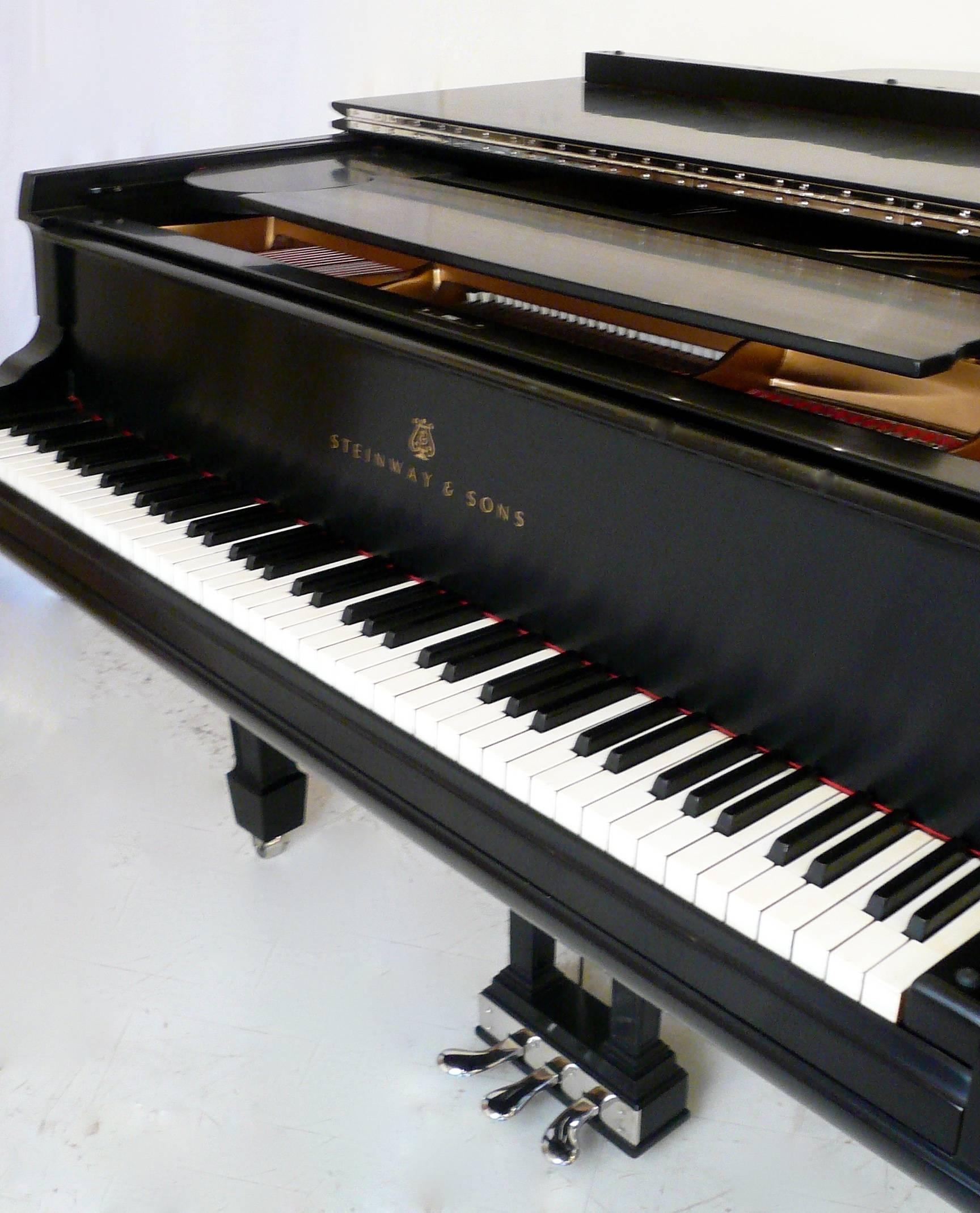 This concert quality vintage Steinway semi-concert grand piano has been totally restored, and is in like new condition.